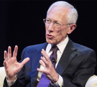 U.S. Federal Reserve Vice Chair Stanley Fischer participates in a discussion on the global economy during the World Bank/IMF Annual Meeting