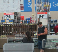 Wal Mart gun shop