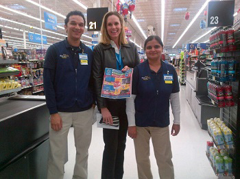 laura-phillips-stops-in-a-walmart-store-to-help-prepare-merchandise-for-black-friday